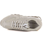 Women's beige suede leather shoes Vinceza 86426 Vinceza