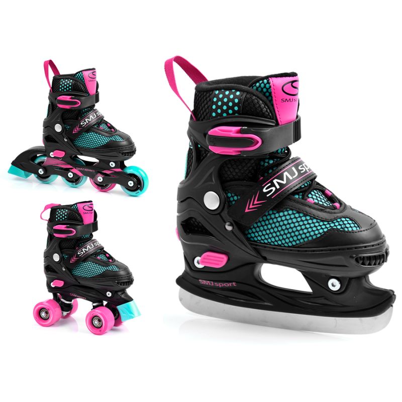 Inline skates SMJ sport 3in1 Jr BS-616TP Accessories/Skating/Rolki (pozostałe) Your Sports Performance
