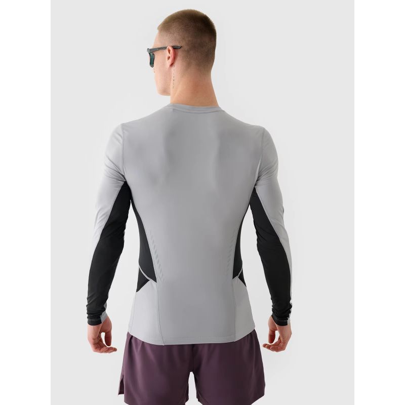 Men's quick-drying running longsleeve 4F 4FWAW24TFLOM252-27S *Kategoria tymczasowa Your Sports Performance