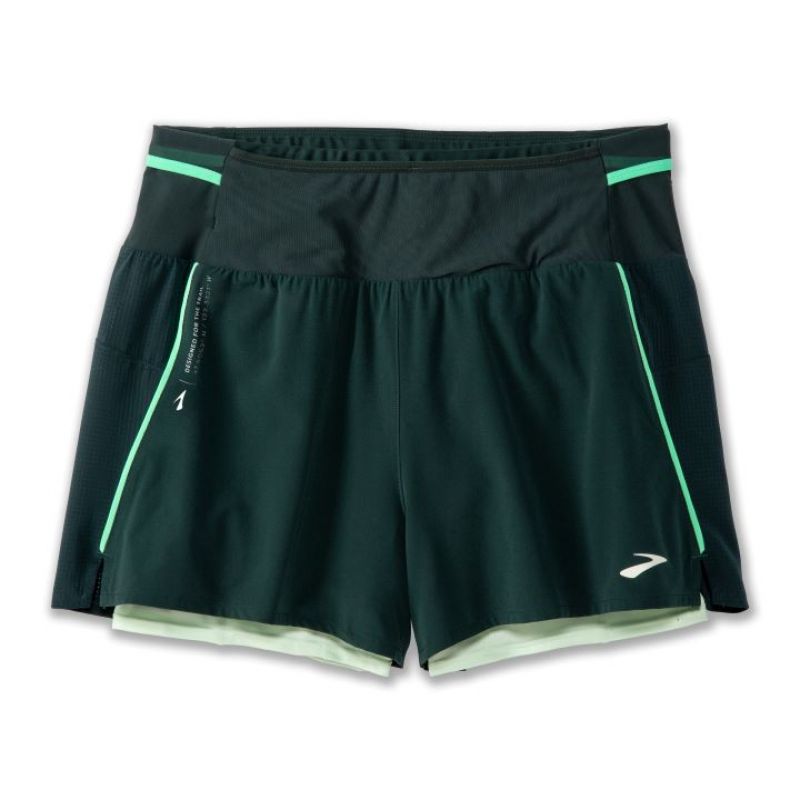 High Point 3" 2in1 Short 2.0 Women's Running Shorts Green Import z Brooks/Brooks/Spodenki Your Sports Performance