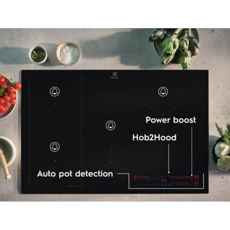 ELECTROLUX EIS62453IZ SaphirMatt induction hob, matt black AGD - Produkty/Płyty grzejne do zabudowy Your Sports Performance