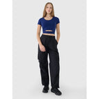 Women's crop top plain t-shirt 4F 4FRSS25TTSHF2695-31S *Kategoria tymczasowa Your Sports Performance