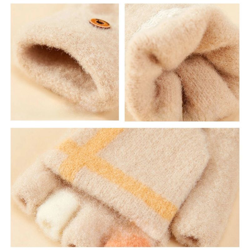 Women's/children's winter phone gloves - gray Hurtel