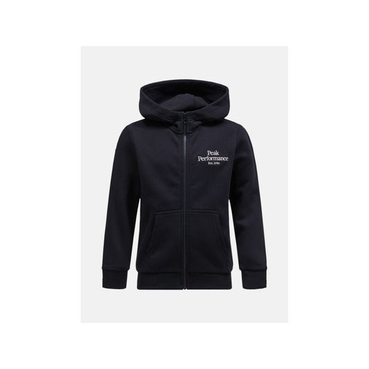 Peak Performance Jr Original Zip Hood black Import z PMSport Your Sports Performance