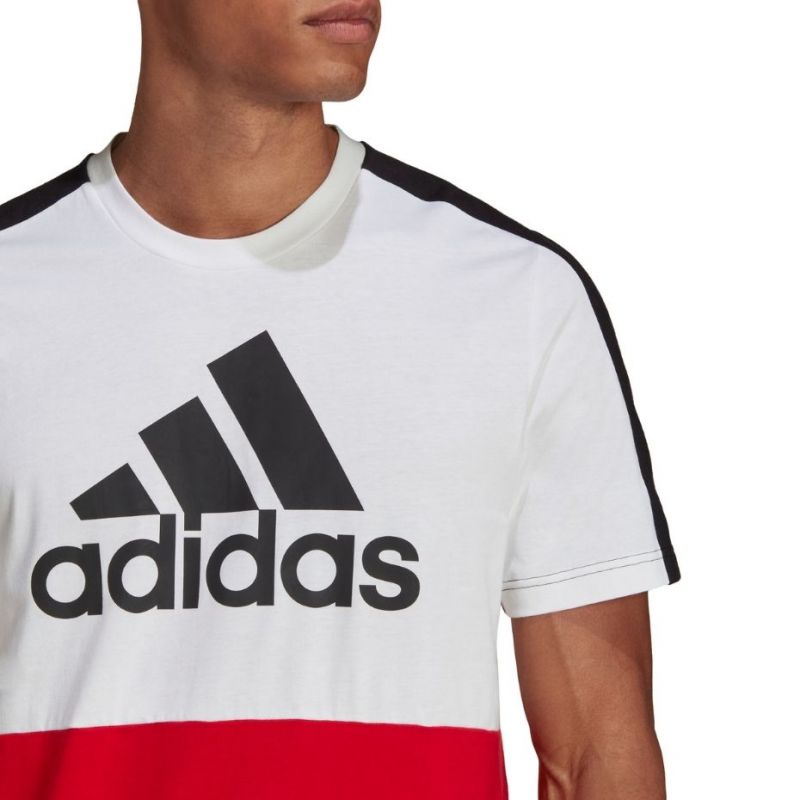 adidas Essentials Colorblock Single Jersey Tee M HE4330 Clothing/Training Adidas