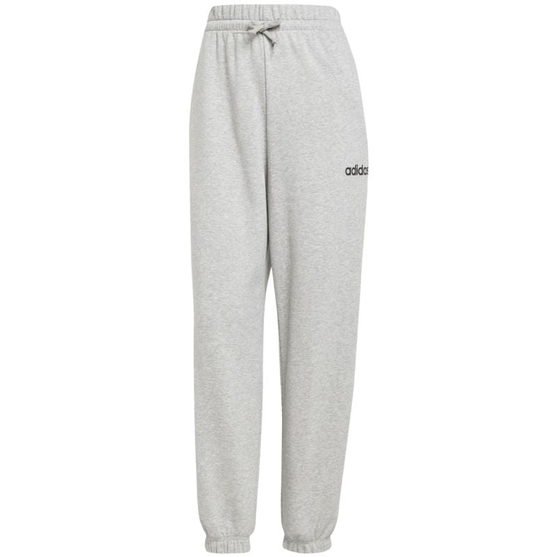Women's adidas Essentials Linear French Terry Cuffed Trousers Light Grey JC5953