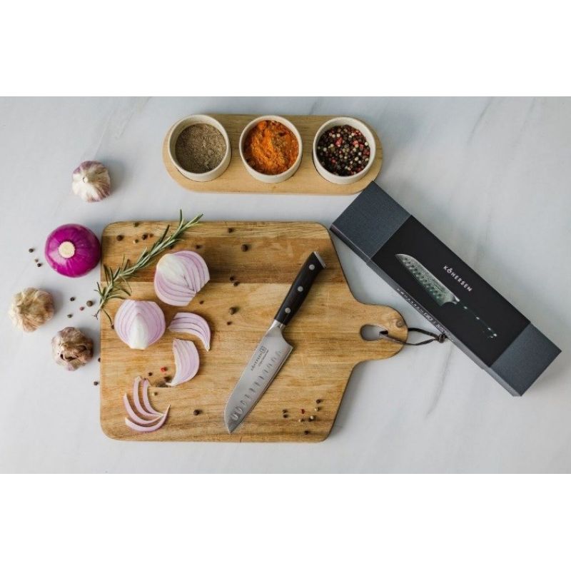 Santoku Kohersen Elegance Ebony Wood 12.7cm Santoku Knife AGD - Produkty/Sztućce i przybory kuchenne Your Sports Performance