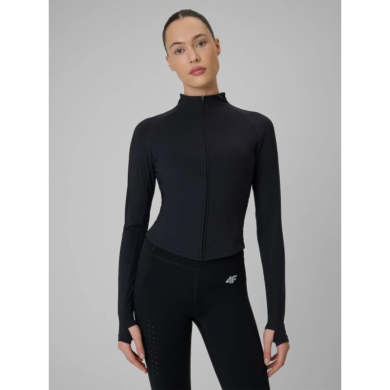 Women's slim quick-drying training sweatshirt 4F 4FRSS26TFSWF0949-20S