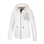 Women's insulated zip-up hooded sweatshirt, white Pit Bull Sherpa Ruffina - 184011000200 Odzież/Odzież na co dzień Your Sports Performance