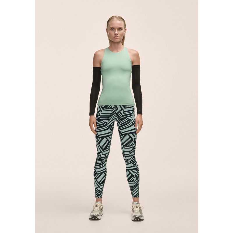 Casall Essential Printed Tights Women's Leggings Green