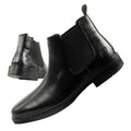 Skechers men's shoes Chelsea boots Miller-Boris elegant leather Skechers