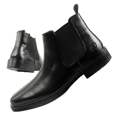 Skechers men's shoes Chelsea boots Miller-Boris elegant leather Skechers