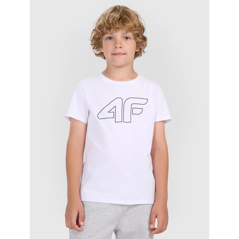 Boy's printed T-shirt 4F Junior 4FJWMM00TTSHM2331-10S *Kategoria tymczasowa Your Sports Performance