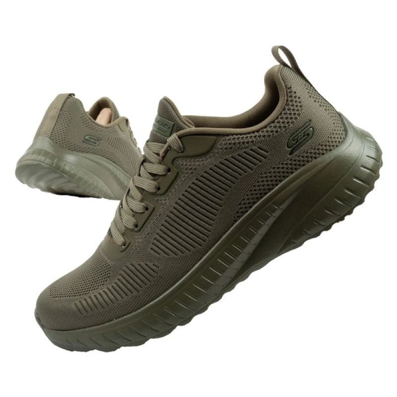 Skechers Bobs Squad Chaos Men's Sports Shoes Light Olive To be categorized Your Sports Performance