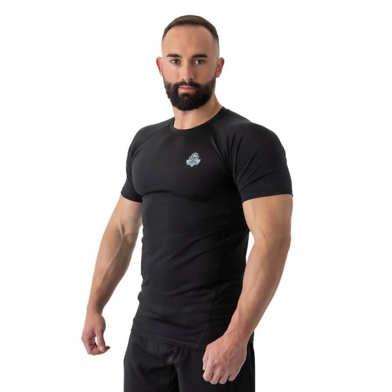 Rashguard short sleeve black BlackRS - S ODZIEŻ - Koszulki treningowe Your Sports Performance