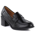 Women's black high-heeled lords shoes M.Daszyński MR2201D-3A To be categorized Your Sports Performance