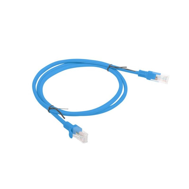 PATCHCORD CAT.6 UTP 1M BLUE FLUKE PASSED LANBERG 10-PACK Kable, gniazda i wtyki/Patchcable Your Sports Performance