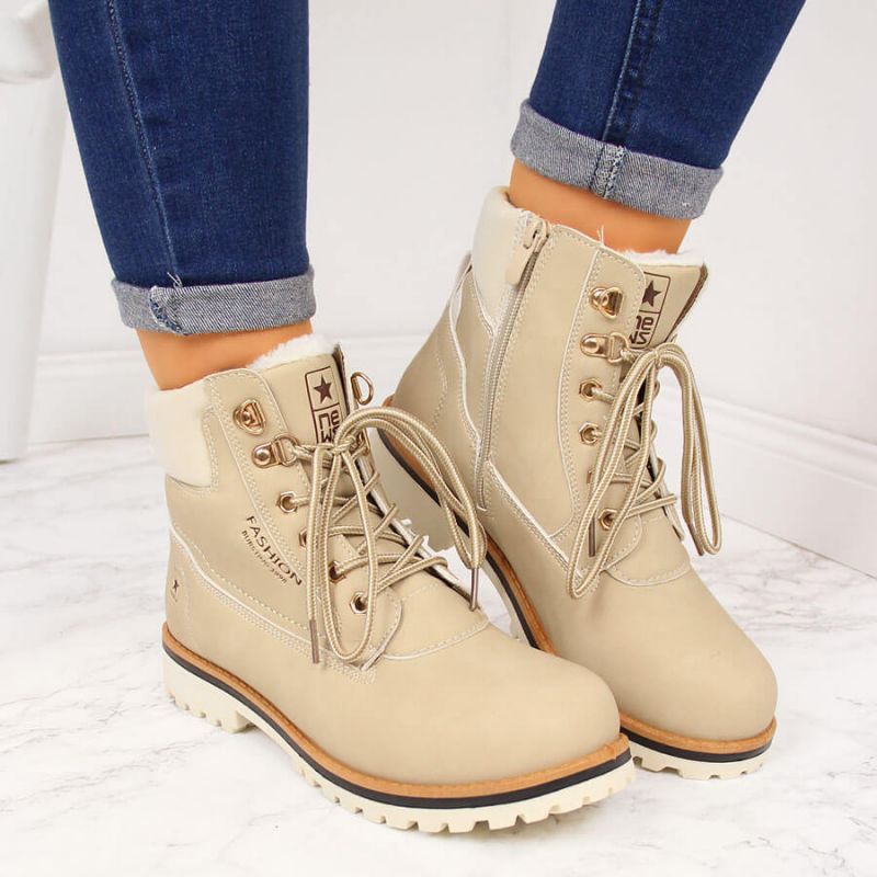 Insulated hiking boots NEWS W EVE249A beige Footwear/Outdoor/zimowe Your Sports Performance