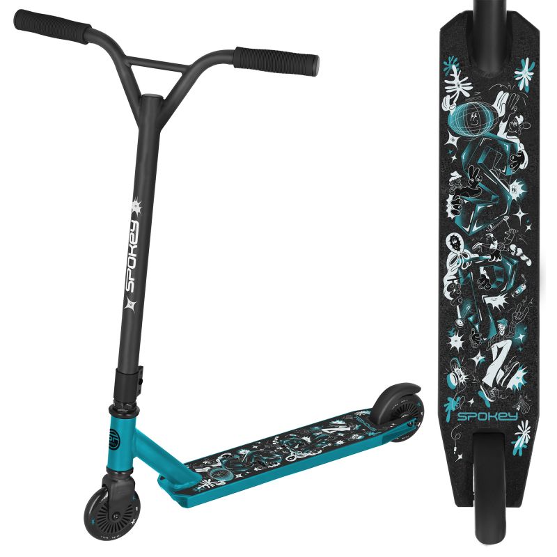 Spokey Trippy Stunt Scooter SPK-944608 Accessories/Skating/Hulajnogi/Traditional/Unisex/Spokey Your Sports Performance