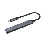 SAVIO HUB USB-A - 3 X USB-A 2.0, 1 X USB-A 3.0, GRAY AK-70 Kable i adaptery/Adaptery, przejściówki Your Sports Performance