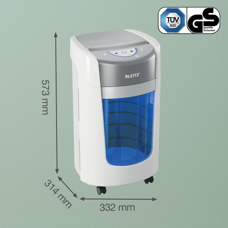 Leitz IQ OptiMax Home Office 225 shredder, 15l, P5, 6 sheets, Automatic Start/Stop, Reverse function, Rotating bin - 33% more shred capacity Urządzenia biurowe/Niszczarki Your Sports Performance