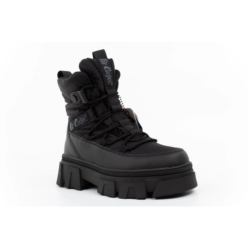 Lee Cooper Women’s Black Insulated Winter Boots with Zip