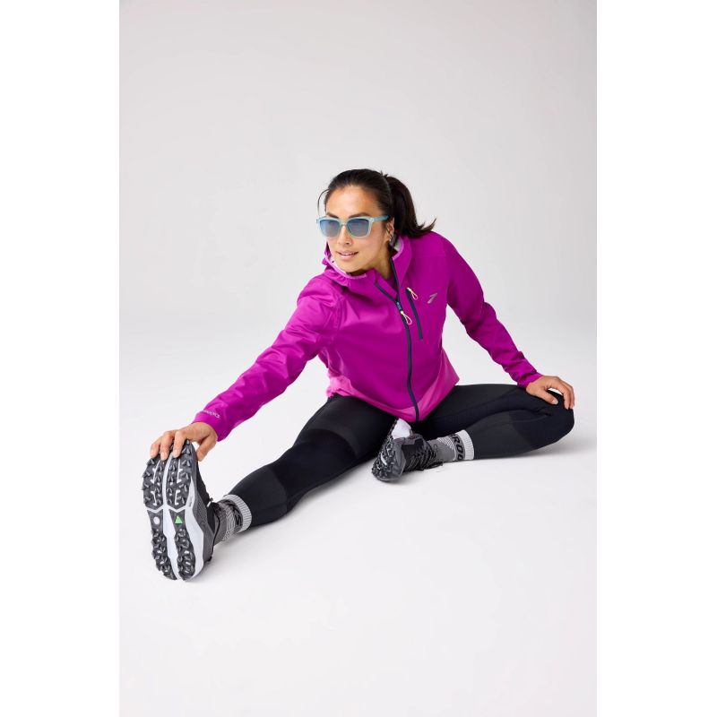 Women's High Point Waterproof Jacket 2 Pink Running Jacket Brooks/Kurtki Your Sports Performance