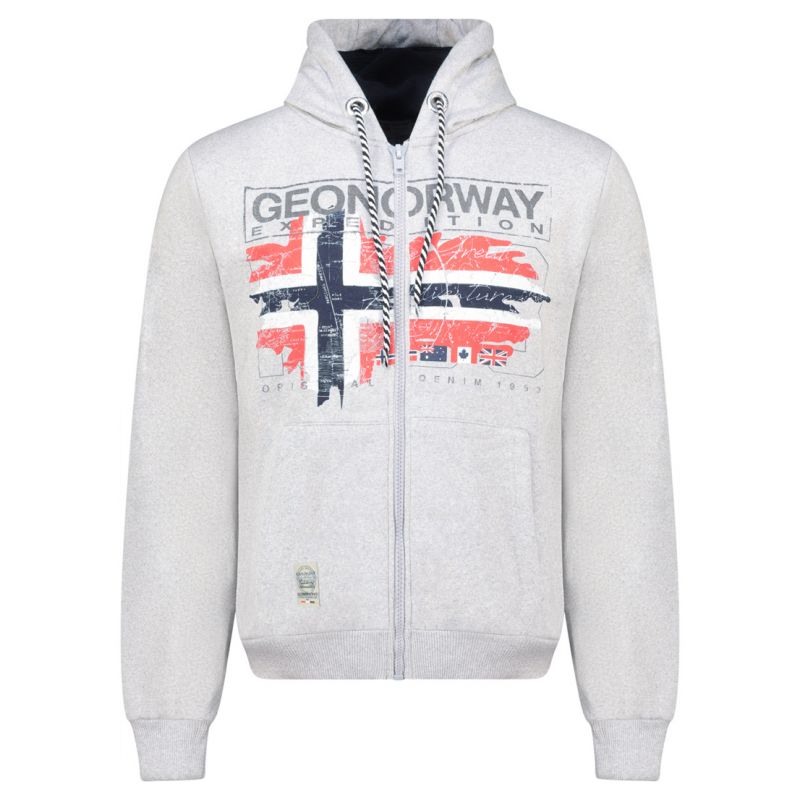 Geographical Norway Grusty Blended DB 100 M sweatshirt WZ3084H/GN-Blended Gray Clothing/Outdoor/Geographical Norway Your Sports Performance