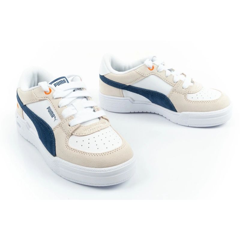 Puma Kids' CA Pro Remix PS Sports Sneakers Beige Leather Unisex