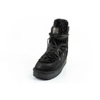 D.Franklin women's winter snow boots, fashionable fur lining, black high D.Franklin