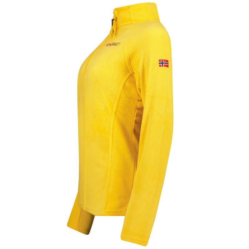 Geographical Norway TUG FZ MUSTARD DB LADY 268 Women's Fleece Jacket (WA1720F/GN-MUSTARD)