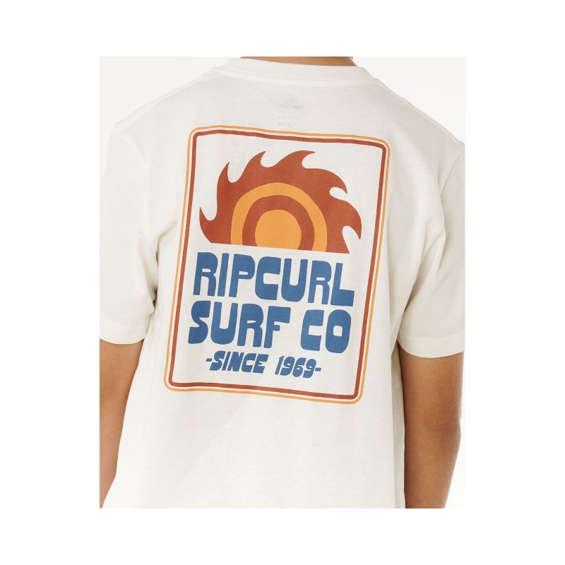 RIP CURL Pacific Rinse Sunrise Tee-Boy White