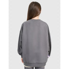Oversized sweatshirt without a hood for girls 4F 4FJRAW25TSWSF2438-22S 4f