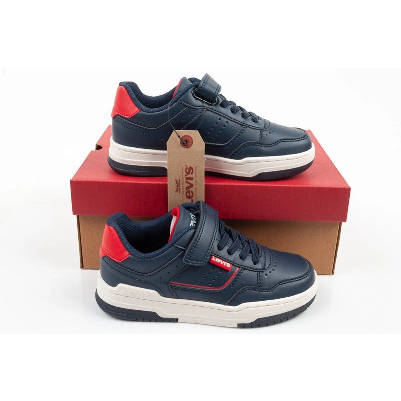 Levi's children's sports shoes John SE navy blue with velcro comfortable