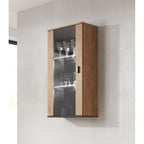 SOHO hanging display cabinet, oak lefkas+ black Bufety i witryny/Bufety i witryny na drewnianej podstawie Your Sports Performance