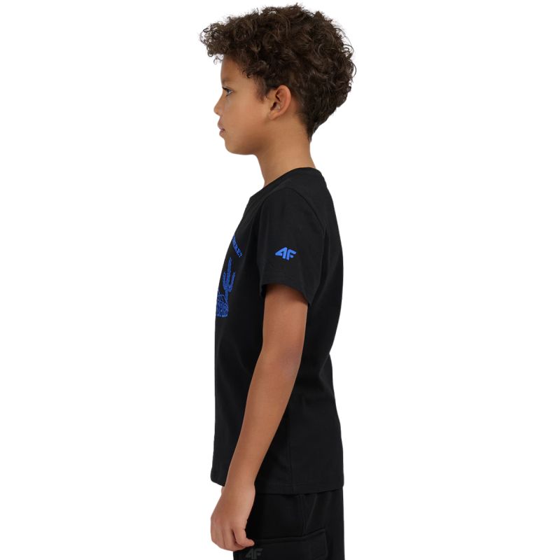 Boy's T-shirt 4F M2815 deep black 4FJWSS26TTSHM2815 20S