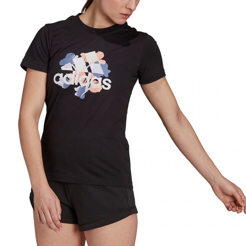 Adidas Floral Graphic Tee W GT8806 Clothing/Outdoor/T-shirts with short sleeves Adidas