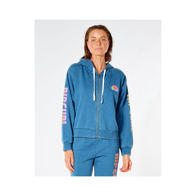 RIP CURL Wave Shapers Zip Through sweatshirt - blue Import z PMSport Your Sports Performance