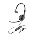 POLY Blackwire 3215 Single-Ear USB-C Headset + 3.5mm Plug + USB-C/A Adapter (Bulk Pack) Akcesoria GSM/Słuchawki przewodowe Your Sports Performance