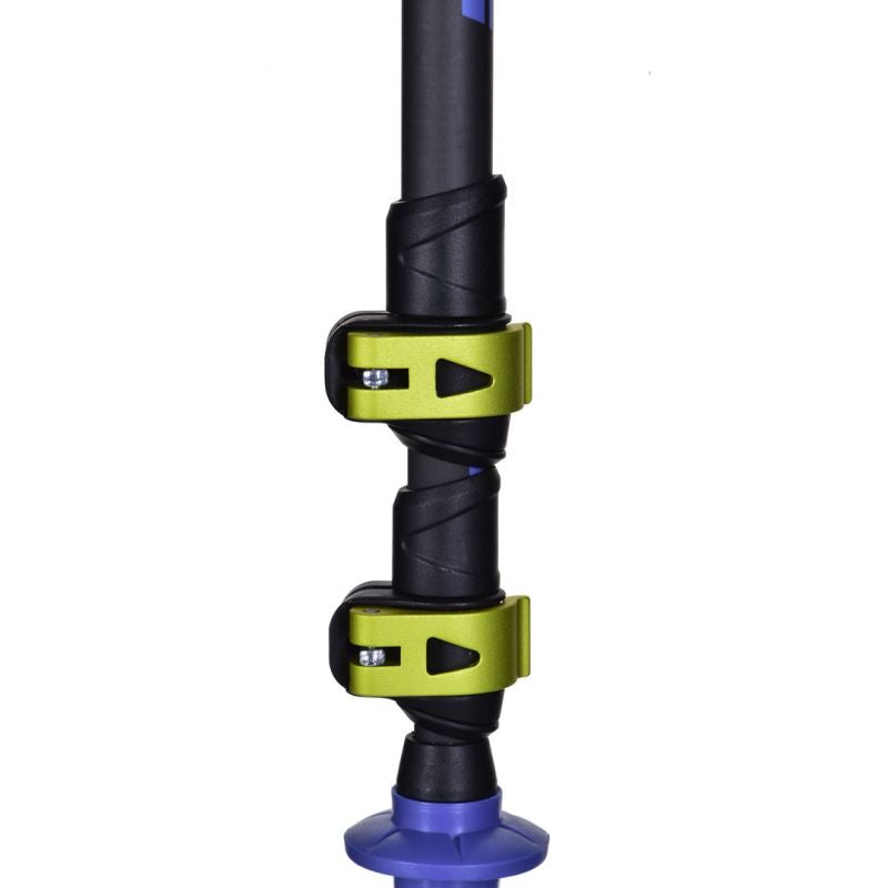 Viking Carbo Lite Trekking Poles Black/Lime Import z Action/Akcesoria sportowe i turystyczne/Kije do Nordic Walking i trekkingu Your Sports Performance