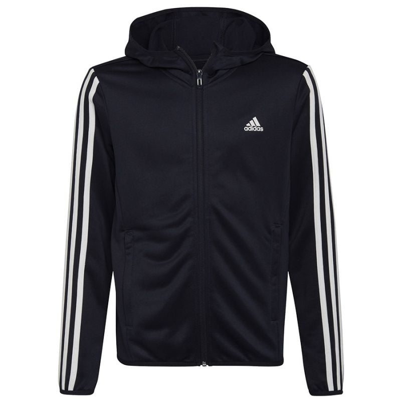 Sweatshirt adidas 3S FZ HD Jr HE9339 Clothing/Lifestyle Adidas