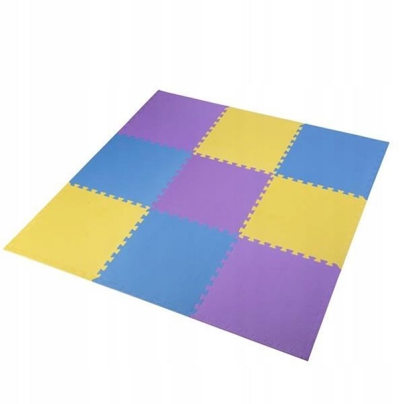 One Fitness MP10 Multipack Puzzle Mat Yellow-Blue-Purple In preparation Your Sports Performance