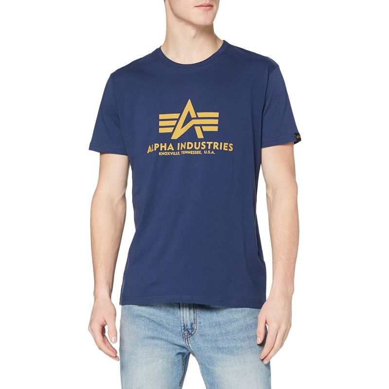 Alpha Industries Basic T-Shirt M 100501-435 Clothing/Outdoor/T-shirts with short sleeves/Alpinus Your Sports Performance