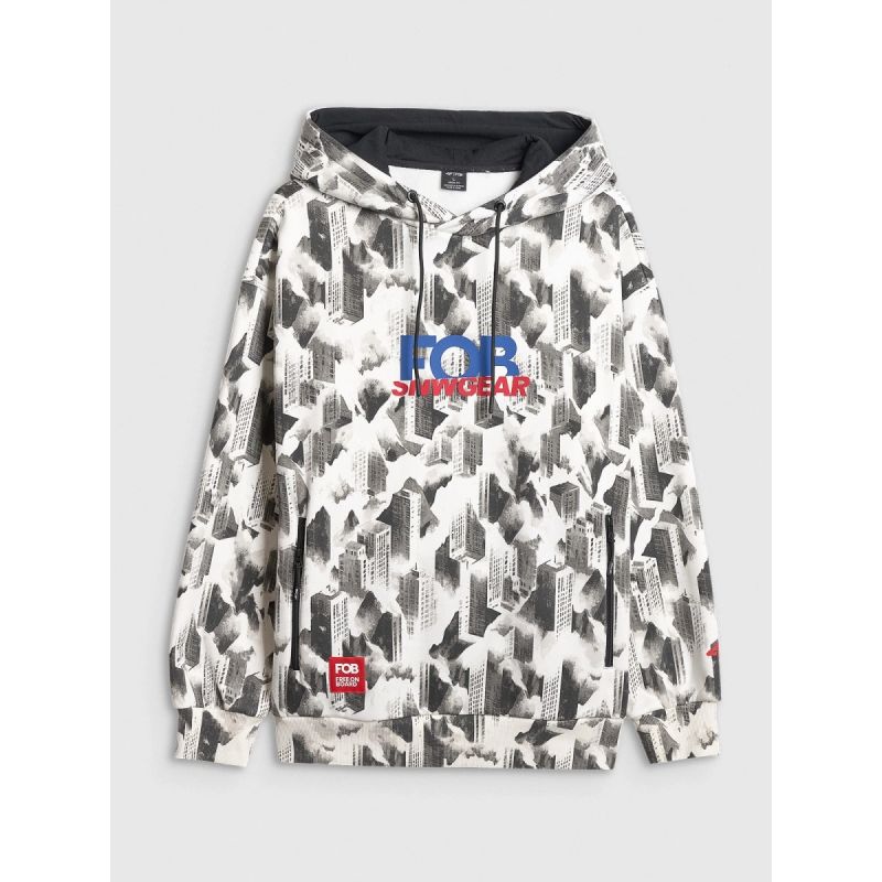 Men's loose hooded sweatshirt 4F 4FRAW25TSWSM2569-91A 4f