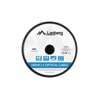 LANBERG HDMI CABLE M/M V2.1 40M 8K OPTICAL AOC CA-HDMI-30FB-0400-BK Kable i adaptery/Kable HDMI Your Sports Performance