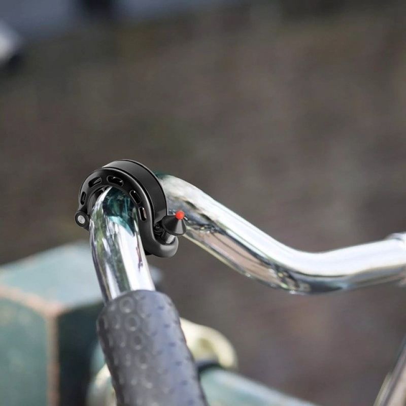 Rockbros 34210028001 Q-shaped bicycle bell - black Accessories/Bicycle/Akcesoria rowerowe Your Sports Performance