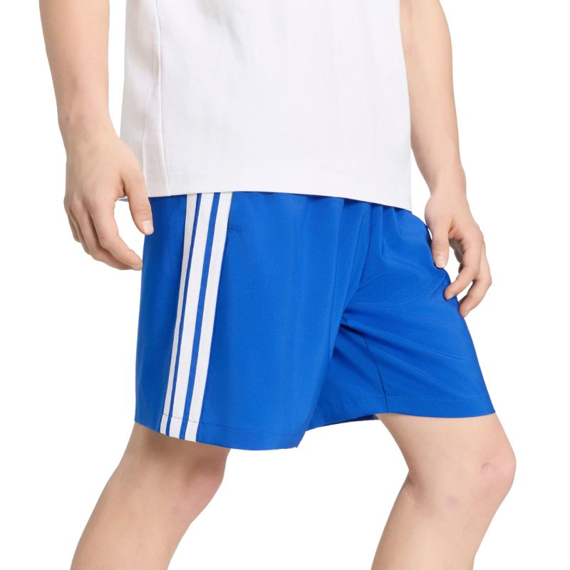 Men's adidas Essentials 3-Stripes Chelsea Lite Woven Shorts Blue KY4156