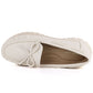 Women's cream moccasin shoes Sergio Leone MK093 LEONE