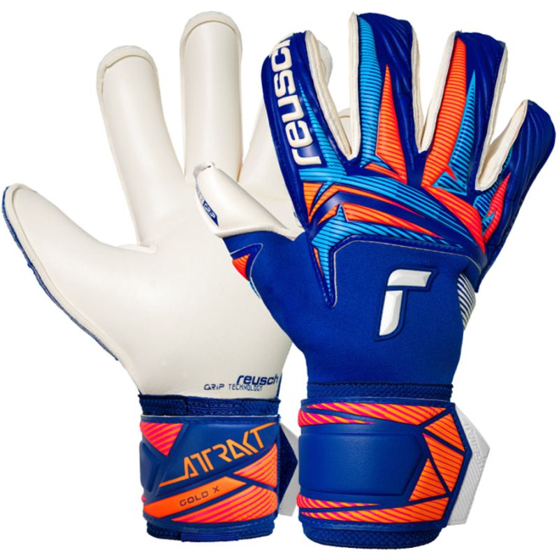 Reusch Attrakt Gold X Roll Finger Gloves 56 70 965 4126 Reusch