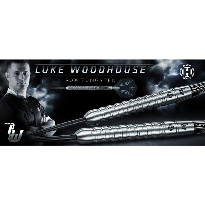 Harrows Luke Woodhouse 90% Steeltip darts In preparation Your Sports Performance